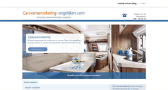 Desktop Screenshot of caravanverzekering-vergelijken.com